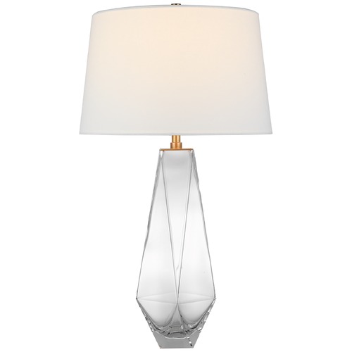 Visual Comfort Signature Collection Chapman & Myers Gemma Table Lamp in Clear Glass by Visual Comfort Signature CHA8438CGL