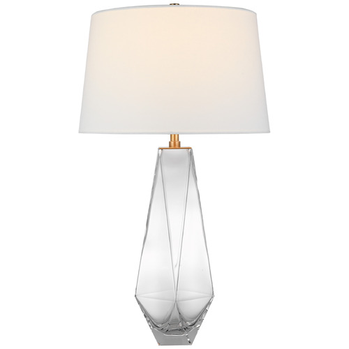 Visual Comfort Signature Collection Chapman & Myers Gemma Table Lamp in Clear Glass by Visual Comfort Signature CHA8438CGL