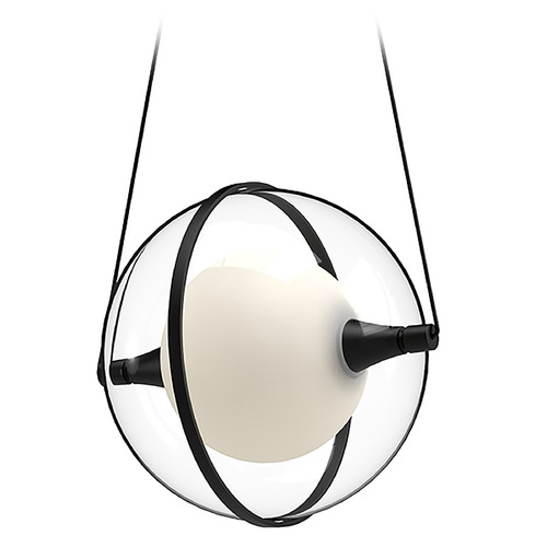 Aries Black LED Mini Pendant by Kuzco Lighting