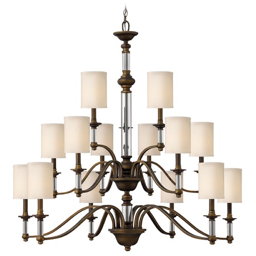 Hinkley Sussex 15-Light Chandelier in English Bronze by Hinkley Lighting 4799EZ