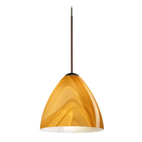 Besa Lighting Mia Bronze Mini-Pendant Light