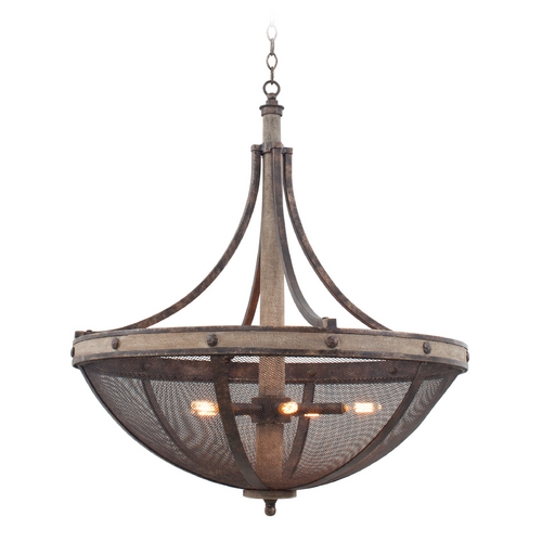Coronado Florence Gold Pendant by Kalco Lighting