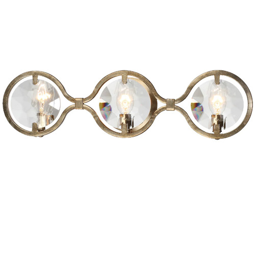 Crystorama Lighting Quincy Vanity Light in Distressed Twilight by Crystorama Lighting QUI-7623-DT