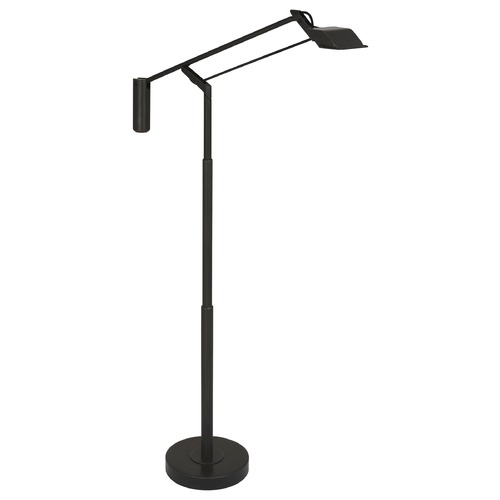 Heron Deep Patina Bronze LED Swing Arm Lamp by Robert Abbey