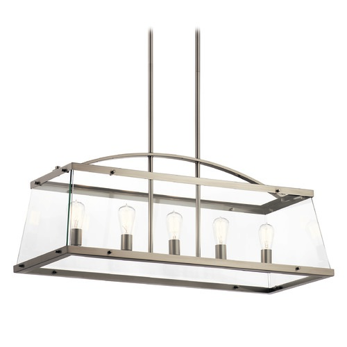 Kichler Lighting Darton 40.75-Inch Classic Pewter Linear Chandelier by Kichler Lighting 52123CLP