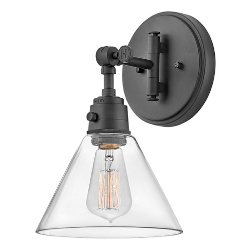 Arti Adjustable Wall Sconce in Black by Hinkley Lighting