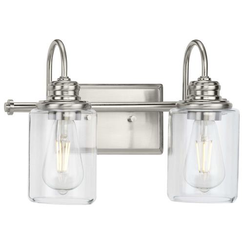 Progress Lighting Aiken Brushed Nickel Bathroom Light