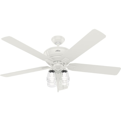Hunter Fan Company Grantham Fresh White LED Ceiling Fan by Hunter Fan Company 50946