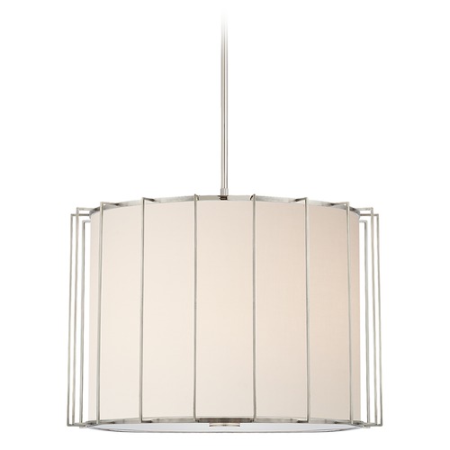 Visual Comfort Signature Collection Barbara Barry Carousel Drum Lantern in Nickel by Visual Comfort Signature BBL5014PNL