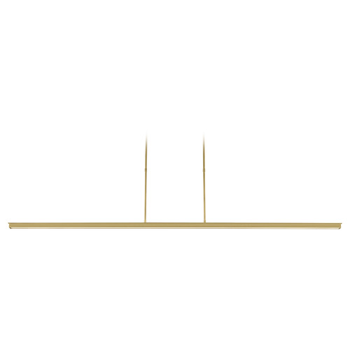 Stagger 72-Inch LED Linear Light in Natural Brass by Visual Comfort Modern
