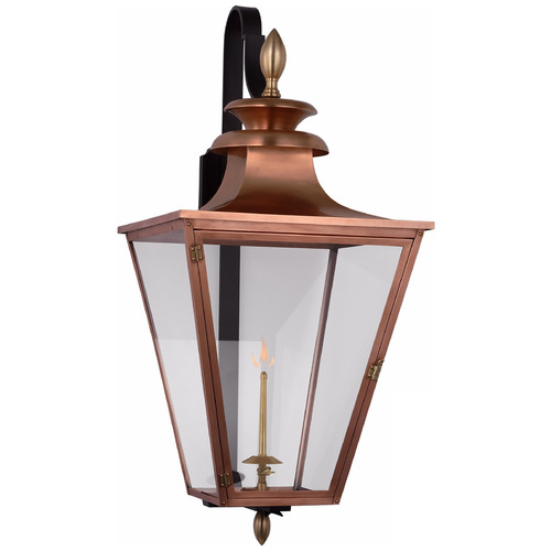 Visual Comfort Signature Collection Chapman & Myers Albermarle Gas Lantern in Copper by VC Signature CHO2437SCCG