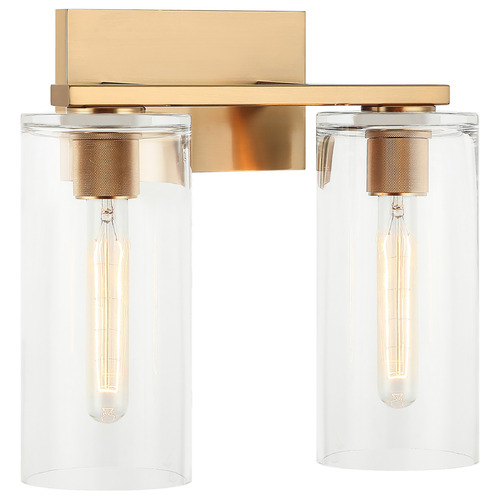 Matteo Lighting Lincoln Aged Gold Brass Bathroom Light