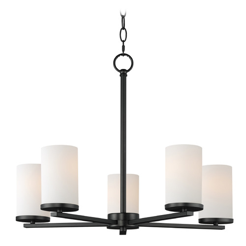 Lateral Black Chandelier by Maxim Lighting