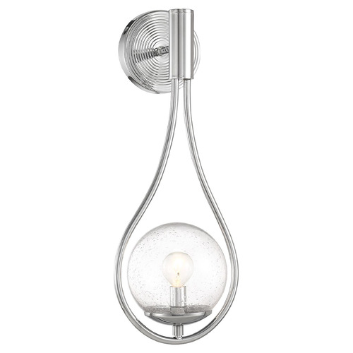 Savoy House Lighting Encino Polished Chrome Sconce