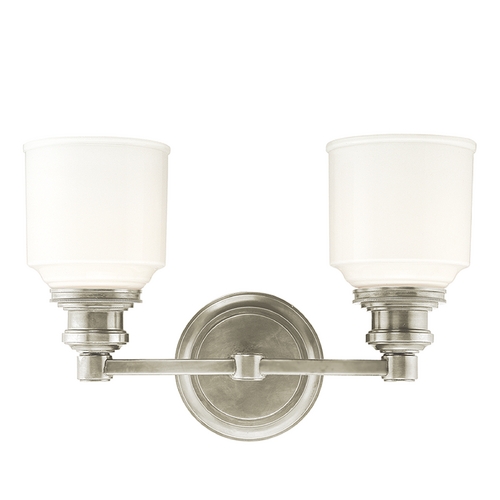 Windham 2-Light Bath Light in Satin Nickel by Hudson Valley Lighting