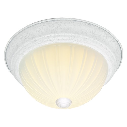 Nuvo Lighting Textured White Flush Mount by Nuvo Lighting SF76/125