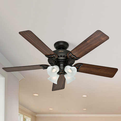 Hunter Fan Company Hunter 52-Inch Studio Series New Bronze with New Bronze/Cherry Blades 53067