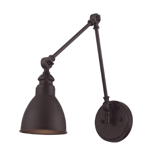 Dakota 17-Inch English Bronze Sconce by Savoy House