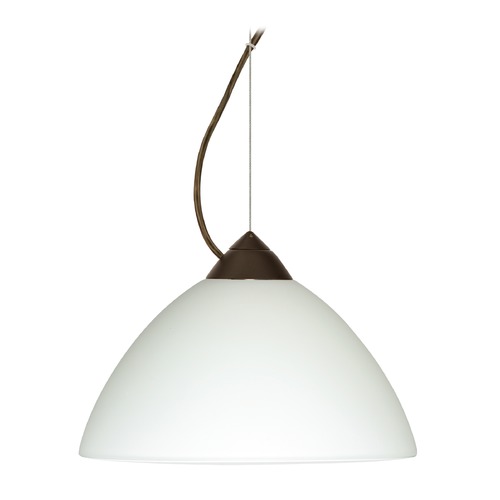 Besa Lighting Besa Lighting Tessa Bronze LED Pendant Light 1KX-420107-LED-BR