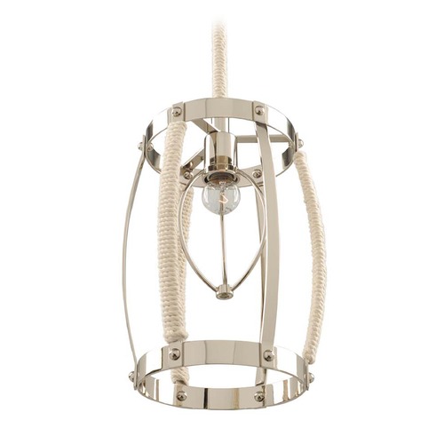 Kalco Lighting Bradbury Polished Nickel Mini Pendant by Kalco Lighting 312550PN