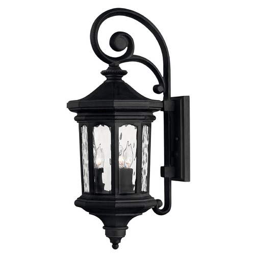 Raley 25.75-Inch LED Outdoor Wall Light in Black by Hinkley Lighting