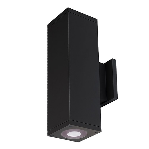 WAC Lighting Cube Arch Black LED Outdoor Wall Light by WAC Lighting DC-WD06-U827B-BK