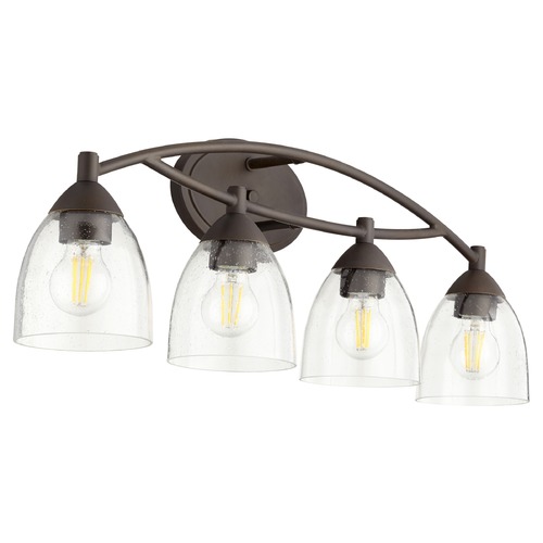 Quorum Lighting Barkley Oiled Bronze Bathroom Light by Quorum Lighting 5069-4-286