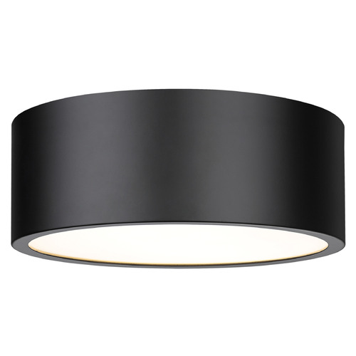 Harley Matte Black Flush Mount by Z-Lite