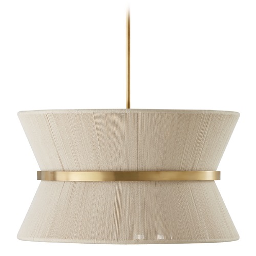 HomePlace by Capital Lighting Cecilia 24.25-Inch Pendant in Patinaed Brass by HomePlace by Capital Lighting 341281NP
