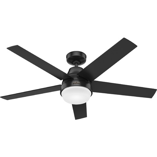 Aerodyne Matte Black LED Ceiling Fan by Hunter Fan Company