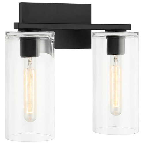 Matteo Lighting Matteo Lighting Lincoln Matte Black Bathroom Light W32502MB