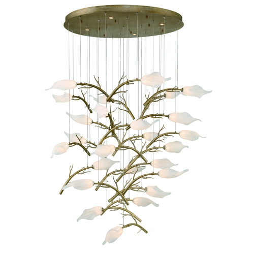 Matera 25-Light LED Grand Chandelier in Antique Gold by Eurofase