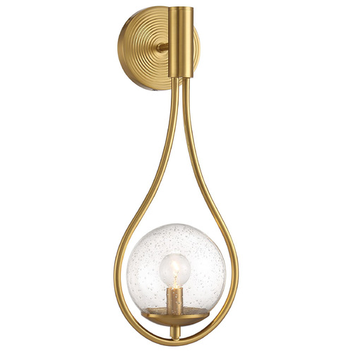 Savoy House Lighting Encino Warm Brass Sconce