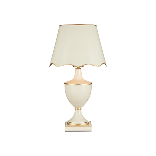 Travelogue Cordless Rechargeable Lamp in Ivory & Gold by Currey & Co