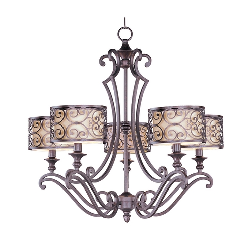 Maxim Lighting Mondrian Umber Bronze Chandelier by Maxim Lighting 21155WHUB