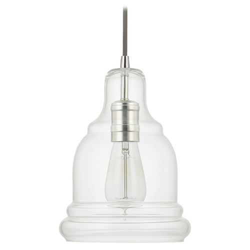 Ashlyn 7.50-Inch Pendant in Polished Nickel by Capital Lighting