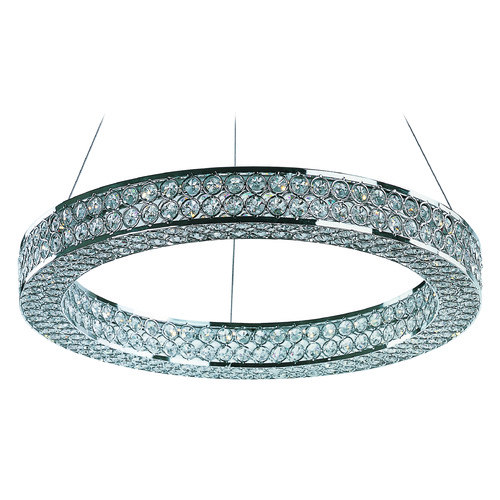 Eternity LED Polished Chrome LED Pendant by Maxim Lighting