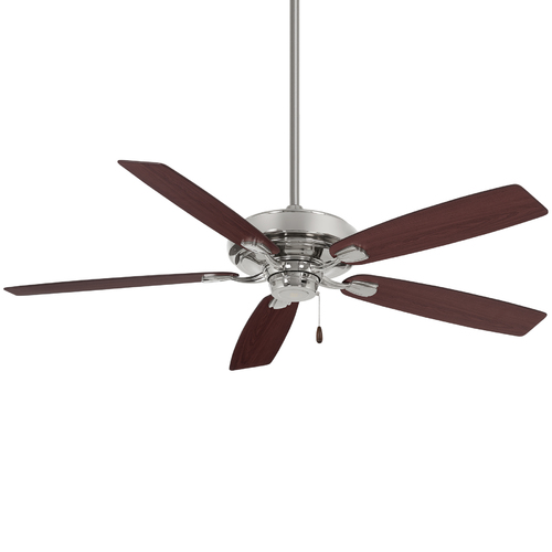 Watt 60-Inch Indoor Fan in Polished Nickel by Minka Aire