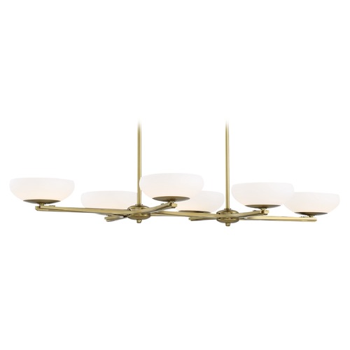 Scale Soft Rass LED Island Light by George Kovacs