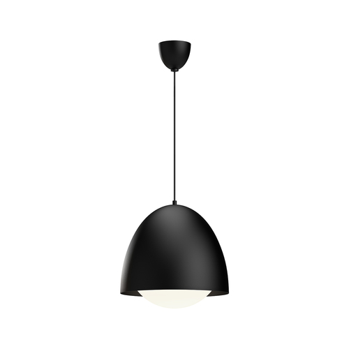 Alora Lighting Kenji Matte Black Pendant Light with Bowl / Dome Shade