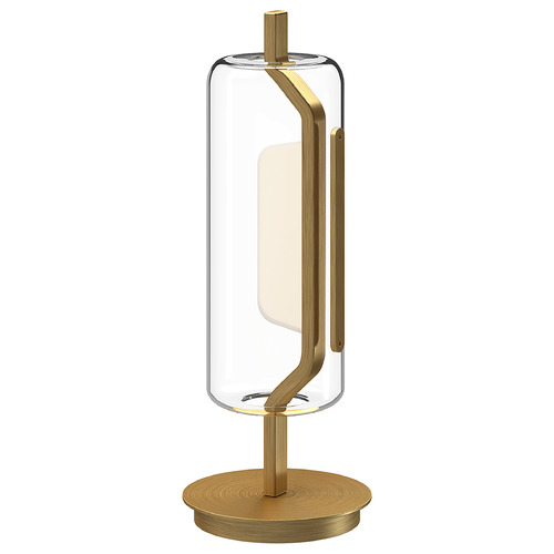 Hilo Brushed Gold LED Accent Lamp by Kuzco Lighting