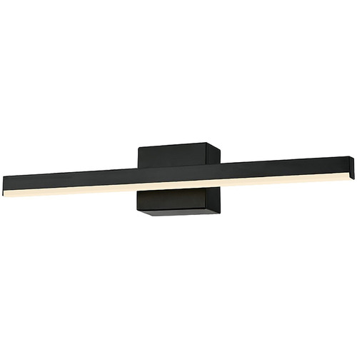 Justice Design Lineari ADA 16 Inch LED Wall Bath Light Black