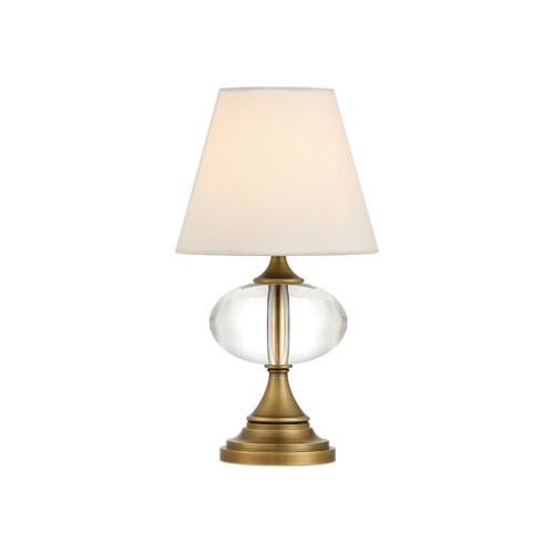 Sashay Cordless Rechargeable Table Lamp in Brass by Currey & Company