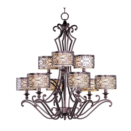 Maxim Lighting Mondrian Umber Bronze Chandelier by Maxim Lighting 21156WHUB