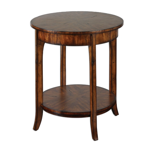 Accent Table in Old Barn by Uttermost Lighting