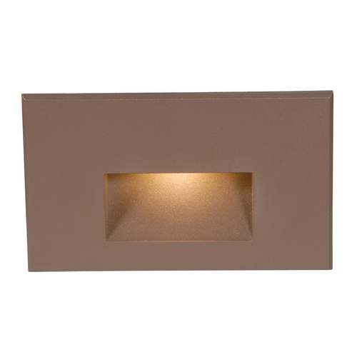 WAC Lighting Bronze LED Recessed Step Light by WAC Lighting WL-LED100-C-BZ