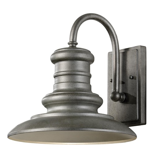 Generation Lighting Redding Station Tarnished Silver LED Barn Light by Generation Lighting OL8601TRD-L1