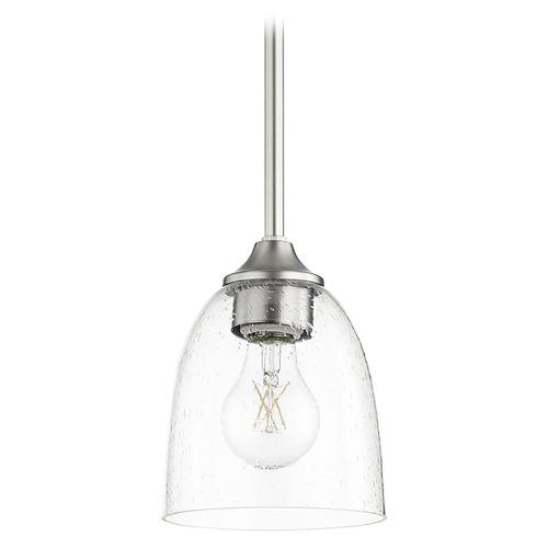 Jardin Satin Nickel Mini Pendant by Quorum Lighting