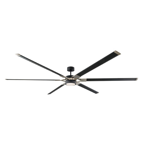 Loft 96-Inch LED Fan in Midnight Black by Visual Comfort & Co Fans