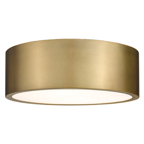 Z-Lite Harley Rubbed Brass Flush Mount by Z-Lite 2302F3-RB